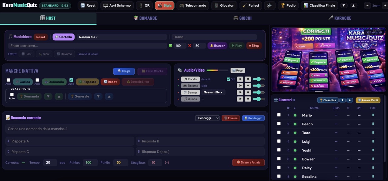 Dashboard Host